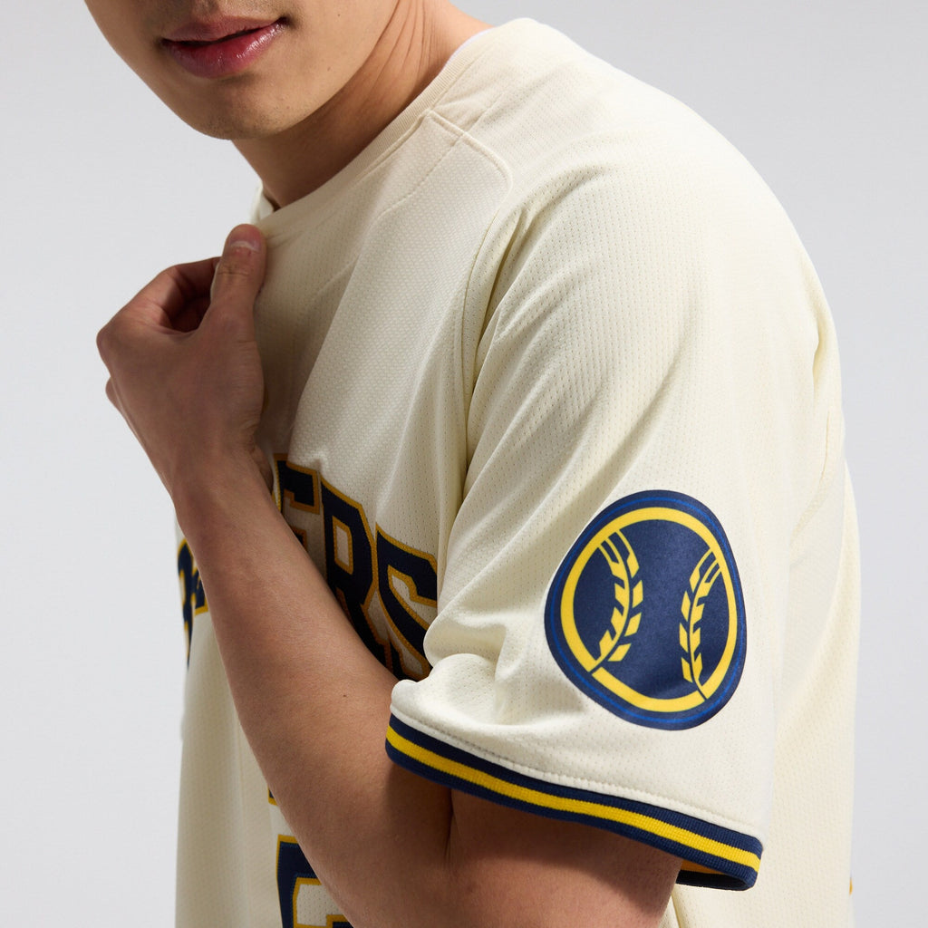 Milwaukee Brewers William Contreras Cream Home Limited Player Jersey