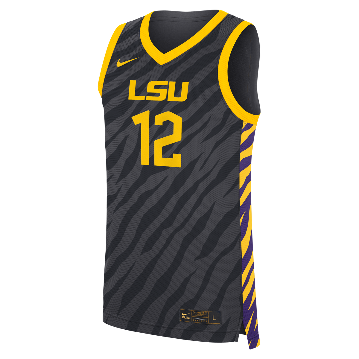 Mikaylah Williams Anthracite LSU Tigers Replica Basketball Jersey