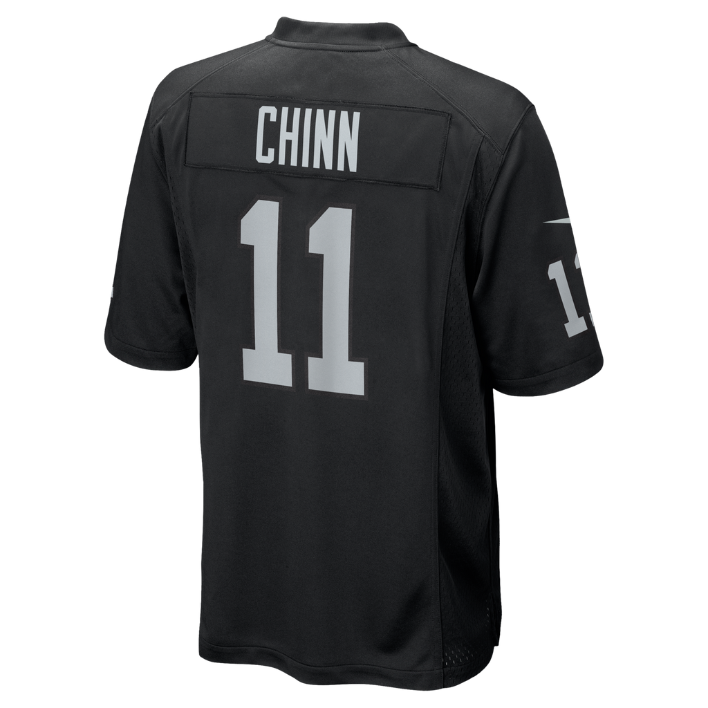 Las Vegas Raiders Jeremy Chinn Black Team Game Jersey