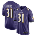 Baltimore Ravens Jamal Lewis Purple Game Retired Player Jersey
