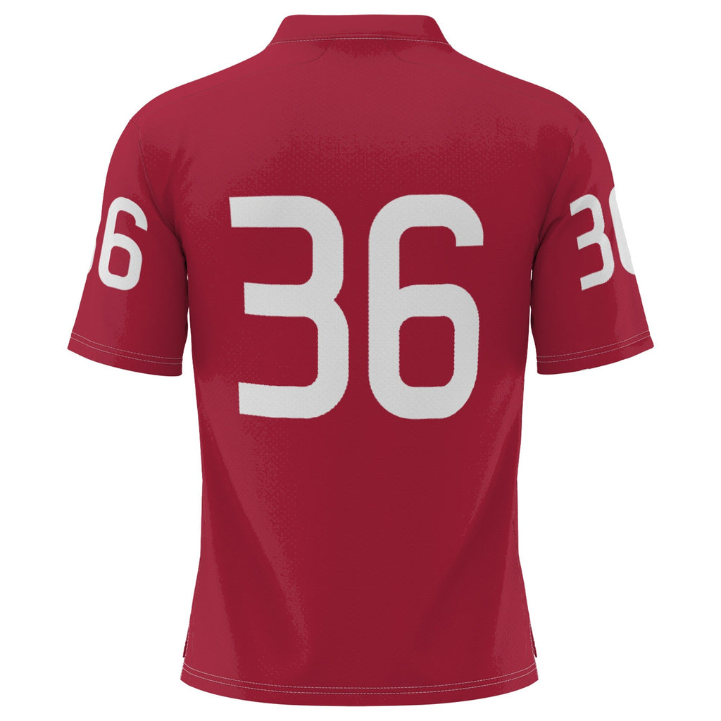 #36 Harvard Crimson Football Jersey - Crimson