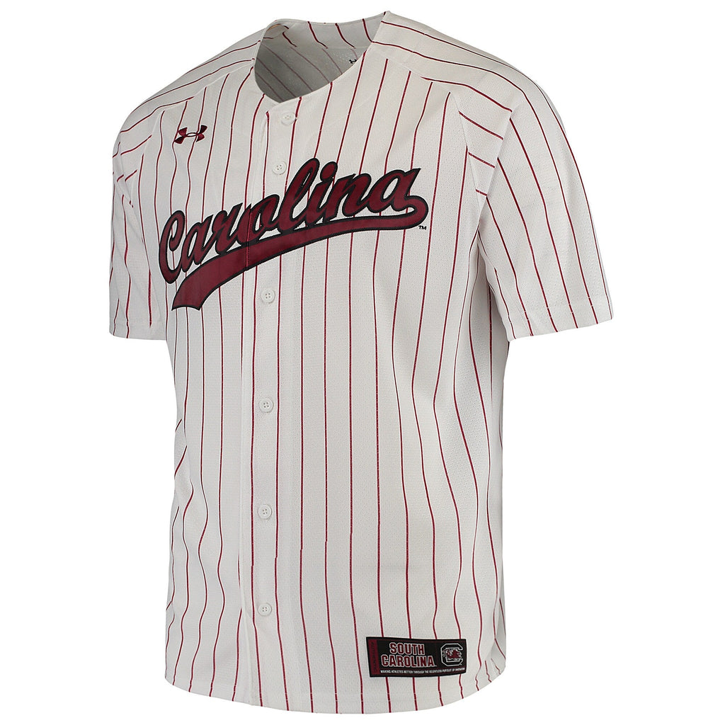 South Carolina Gamecocks Performance Replica Baseball Jersey - White