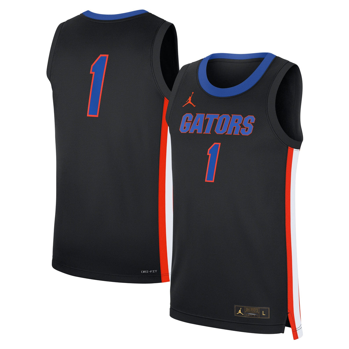 #1 Florida Gators Alternate Replica Jersey - Black
