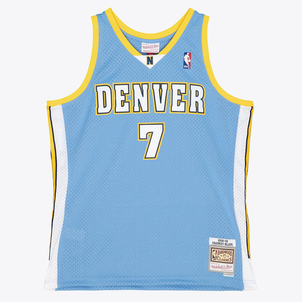 Denver Nuggets Chauncey Billups 2008 Swingman Authentic Jersey - Columbia Blue