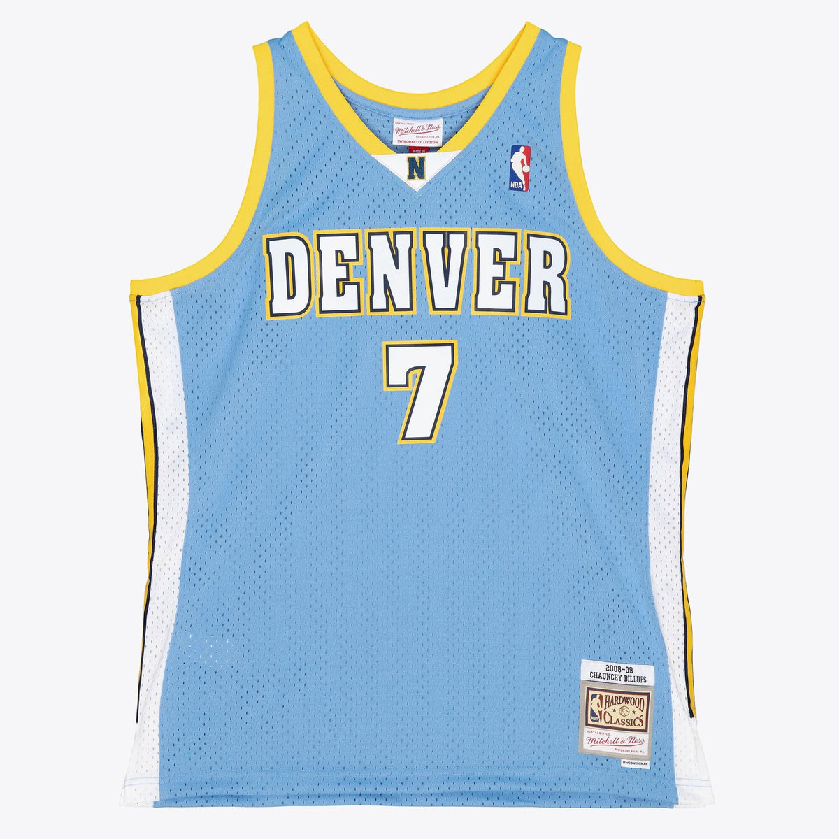 Denver Nuggets Chauncey Billups 2008 Swingman Authentic Jersey - Columbia Blue