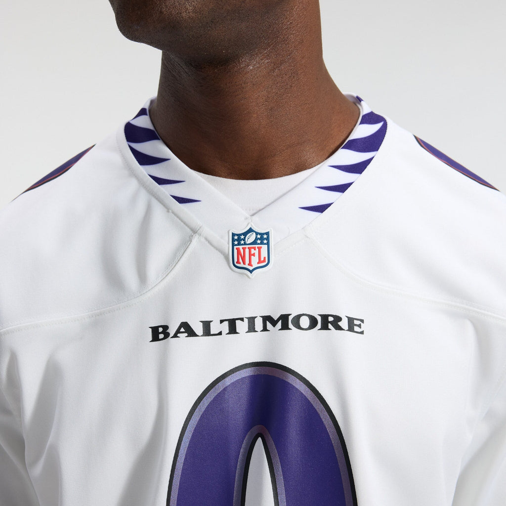 Baltimore Ravens Roquan Smith White Game Jersey