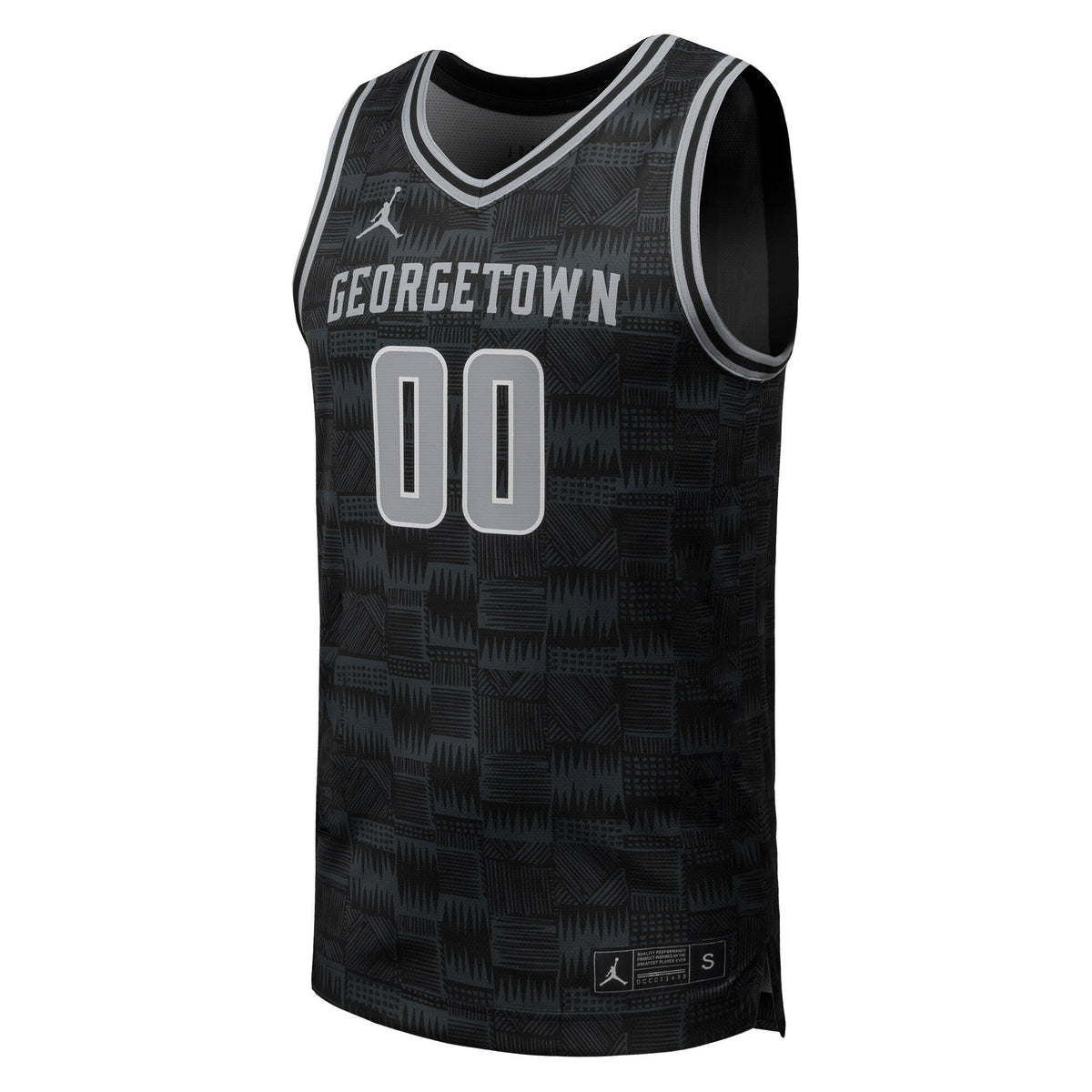 #00 Georgetown Hoyas Replica Basketball Jersey - Black