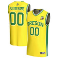 Oregon Ducks Lightweight Collegiate Basketball NIL Pick-A-Player Fashion Jersey - Yellow