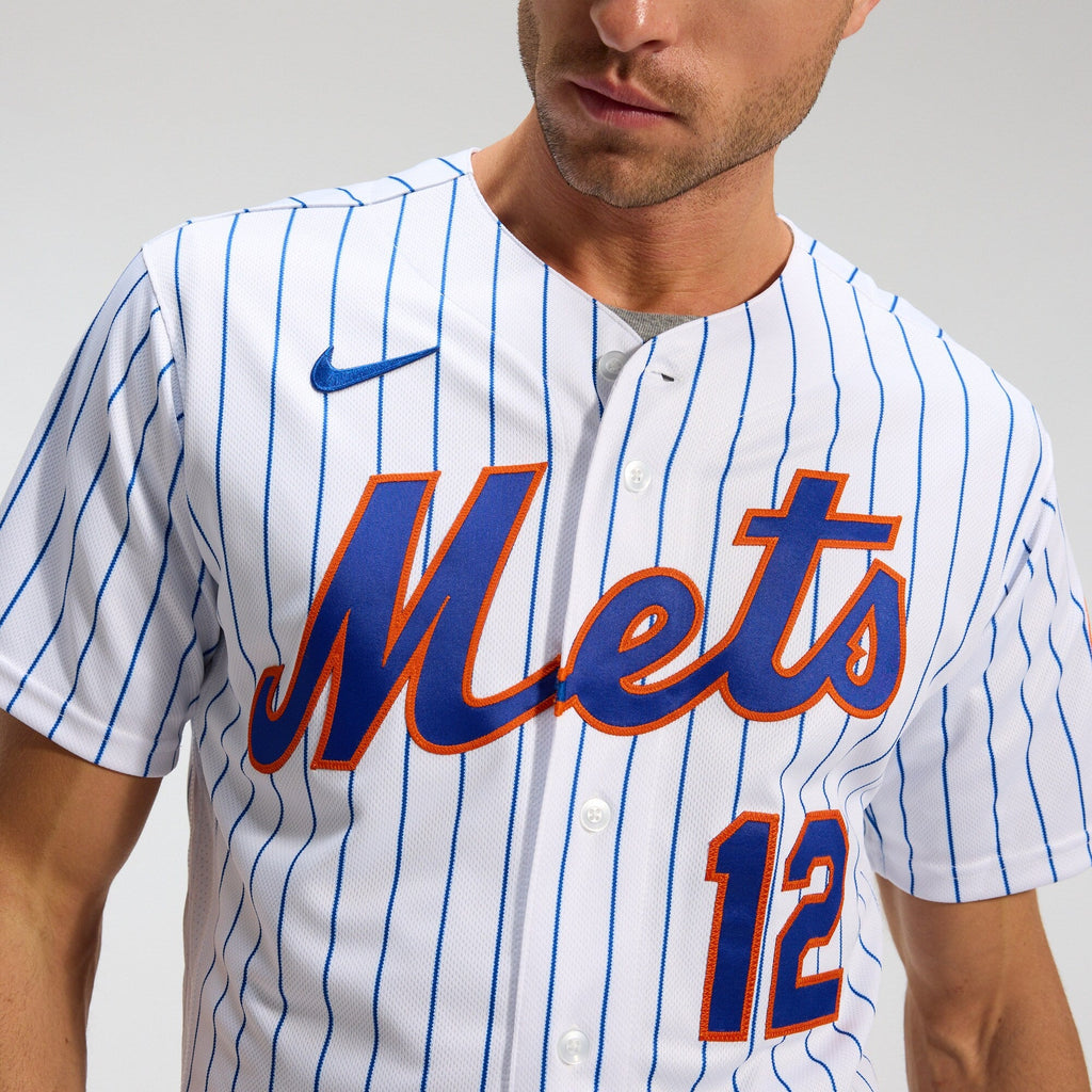 New York Mets Francisco Lindor White Home Authentic Player Jersey