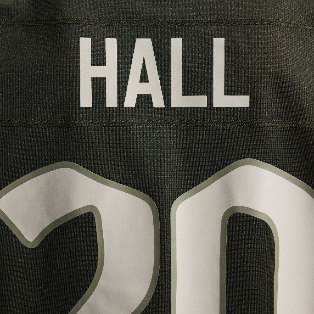 New York Jets Breece Hall Gotham Green 2025 Rivalries Collection Game Jersey