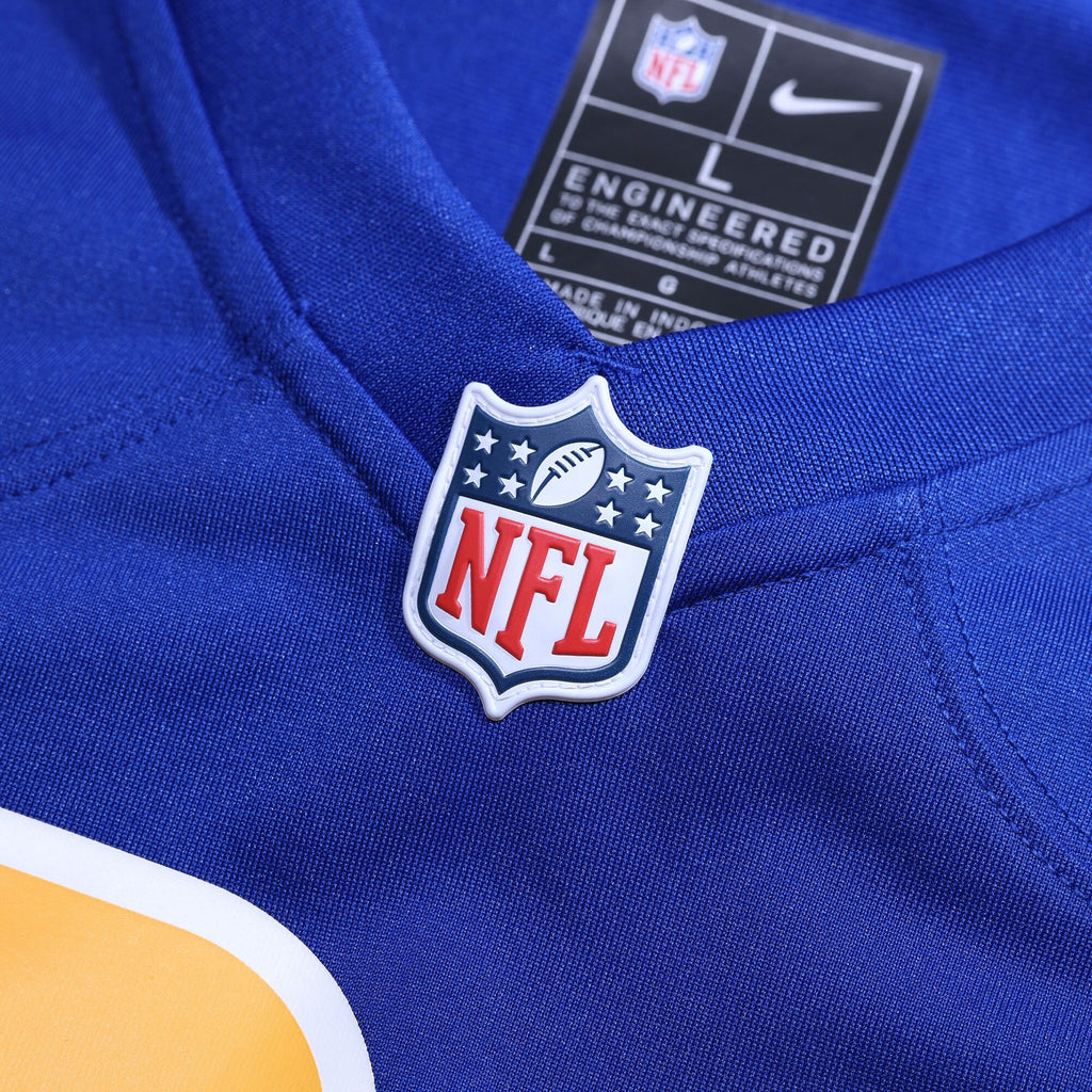 Los Angeles Chargers Royal Alternate Custom Game Jersey