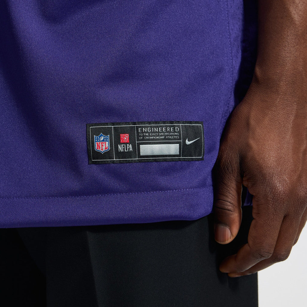 Baltimore Ravens Kyle Hamilton Purple Team Game Jersey