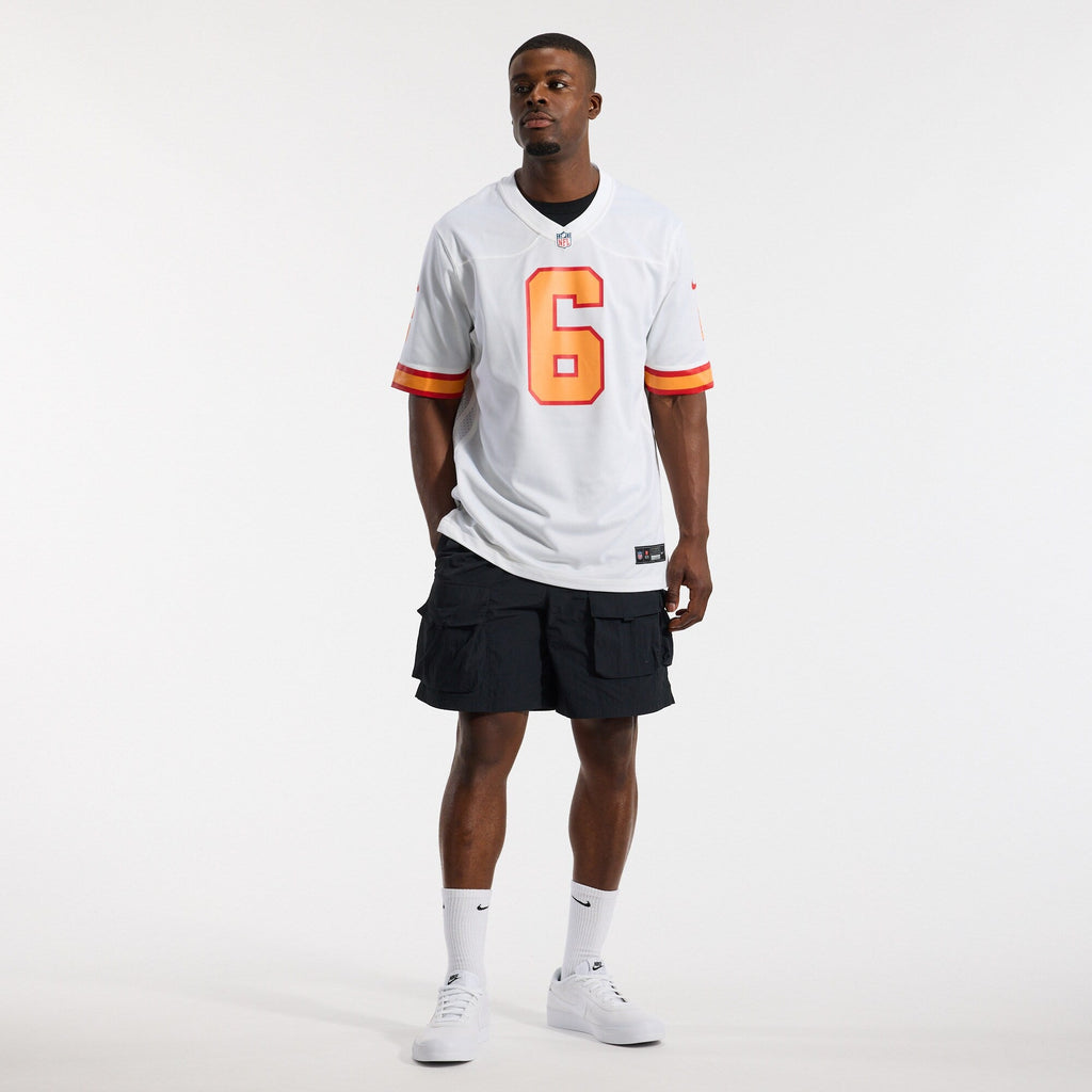 76 Tampa Bay Buccaneers Baker Mayfield White Player Game Jersey