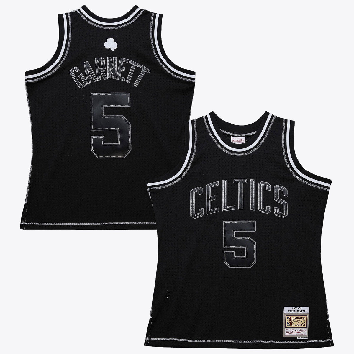 Boston Celtics Kevin Garnett 2007 Contrast 2K Swingman Jersey - Black