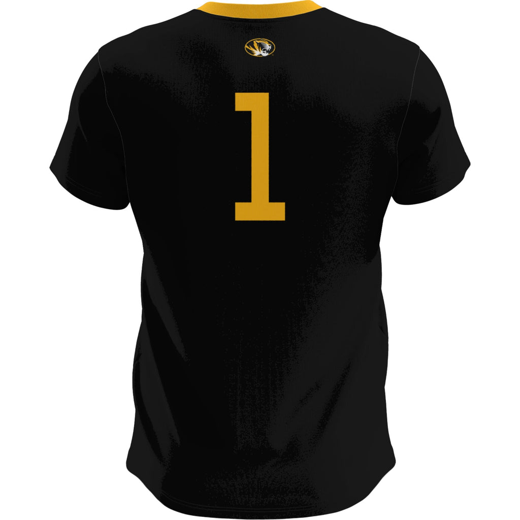 Missouri Tigers Lightweight Soccer Fashion Jersey - Black