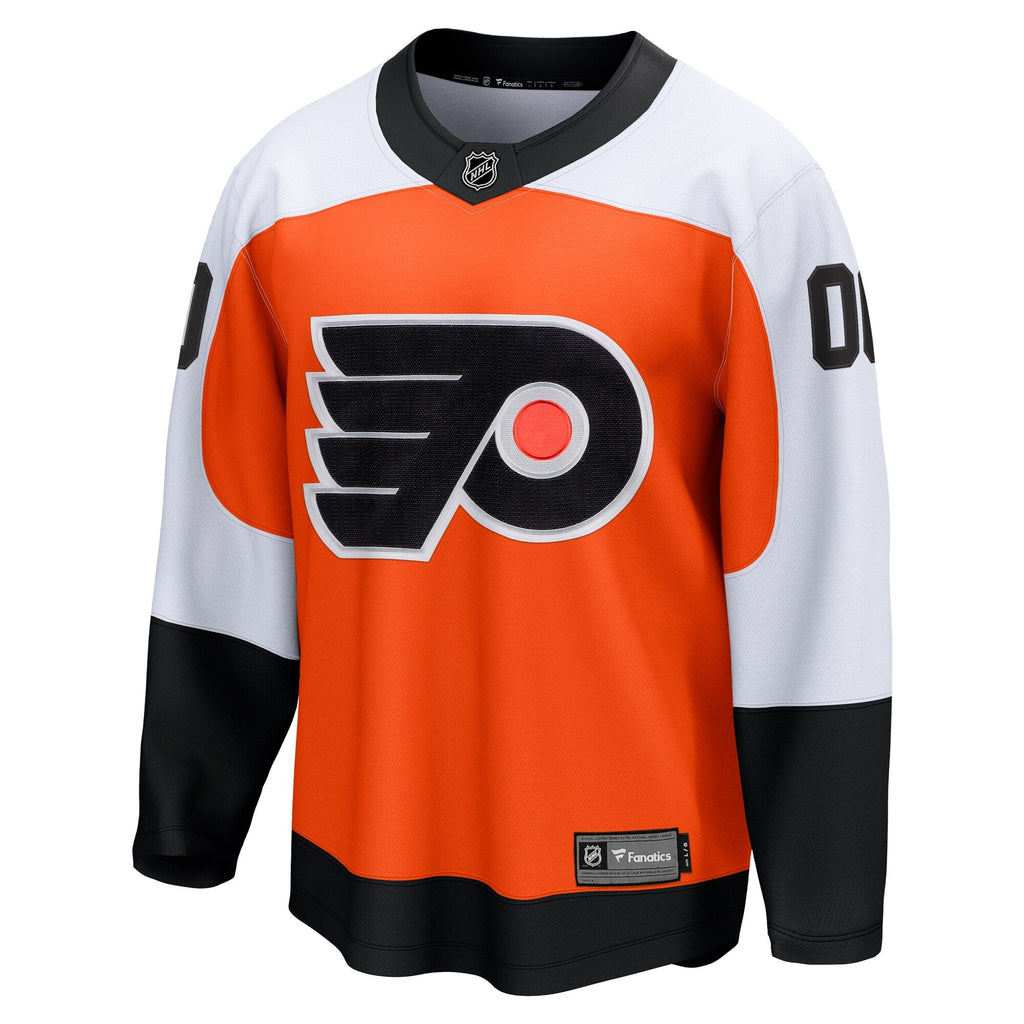 Philadelphia Flyers Orange Home Breakaway Custom Jersey