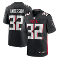 Atlanta Falcons Jamal Anderson Black Game Retired Player Jersey
