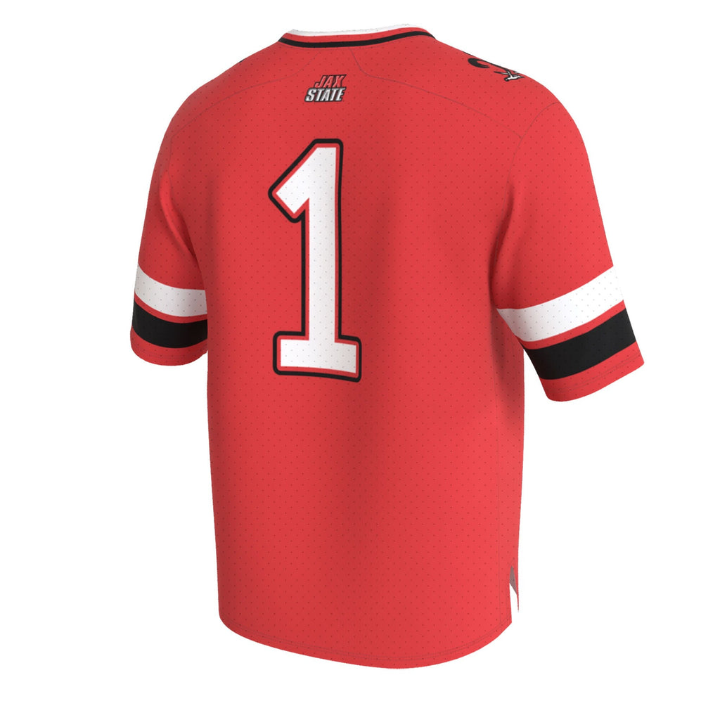 Jacksonville State Gamecocks Lightweight Collegiate Football Fashion Jersey - Red