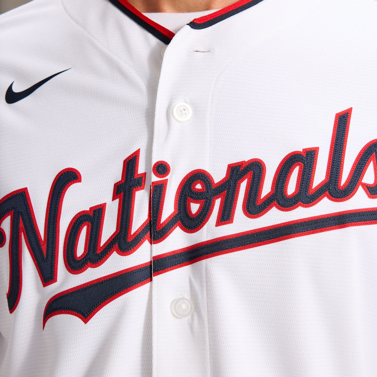 Washington Nationals CJ Abrams White Home Replica Jersey