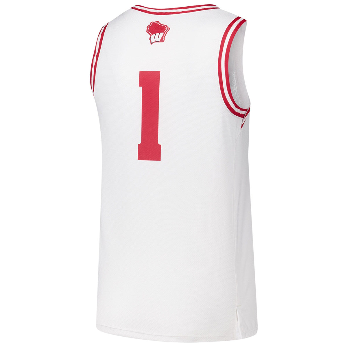 #1 Wisconsin Badgers Replica Basketball Jersey - White