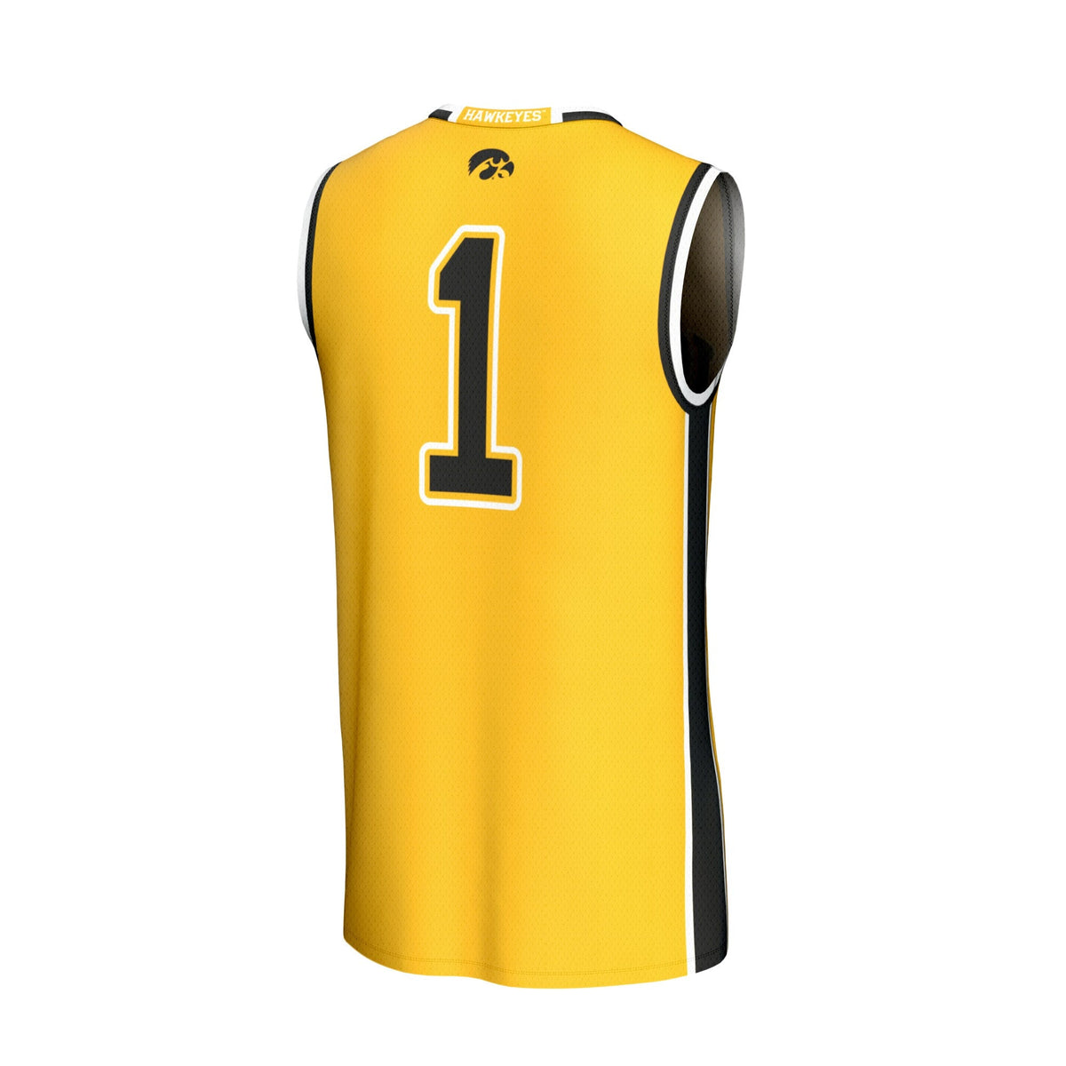 Iowa Hawkeyes Lightweight Collegiate Basketball Fashion Jersey - Gold