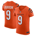Cincinnati Bengals Joe Burrow Orange Team Vapor F.U.S.E. Elite Jersey