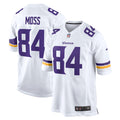 Minnesota Vikings Randy Moss White Retired Player Game Jersey