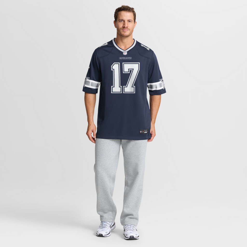 Dallas Cowboys Brandon Aubrey Navy Team Game Jersey