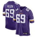 Minnesota Vikings Jared Allen Purple Retired Player Game Jersey