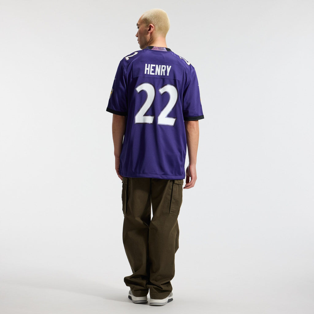 Baltimore Ravens Derrick Henry Purple Team Game Jersey