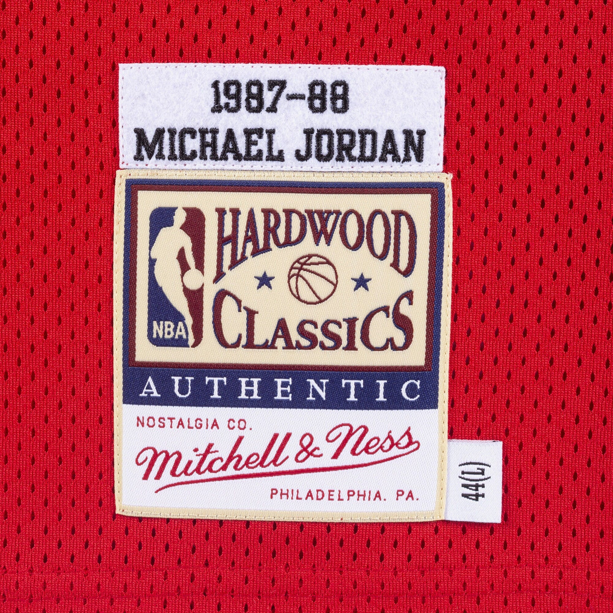 Chicago Bulls Authentic Jersey Michael Jordan 1987-88