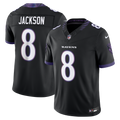 Baltimore Ravens Lamar Jackson Black Alternate Alternate Vapor F.U.S.E. Stitched Limited Jersey