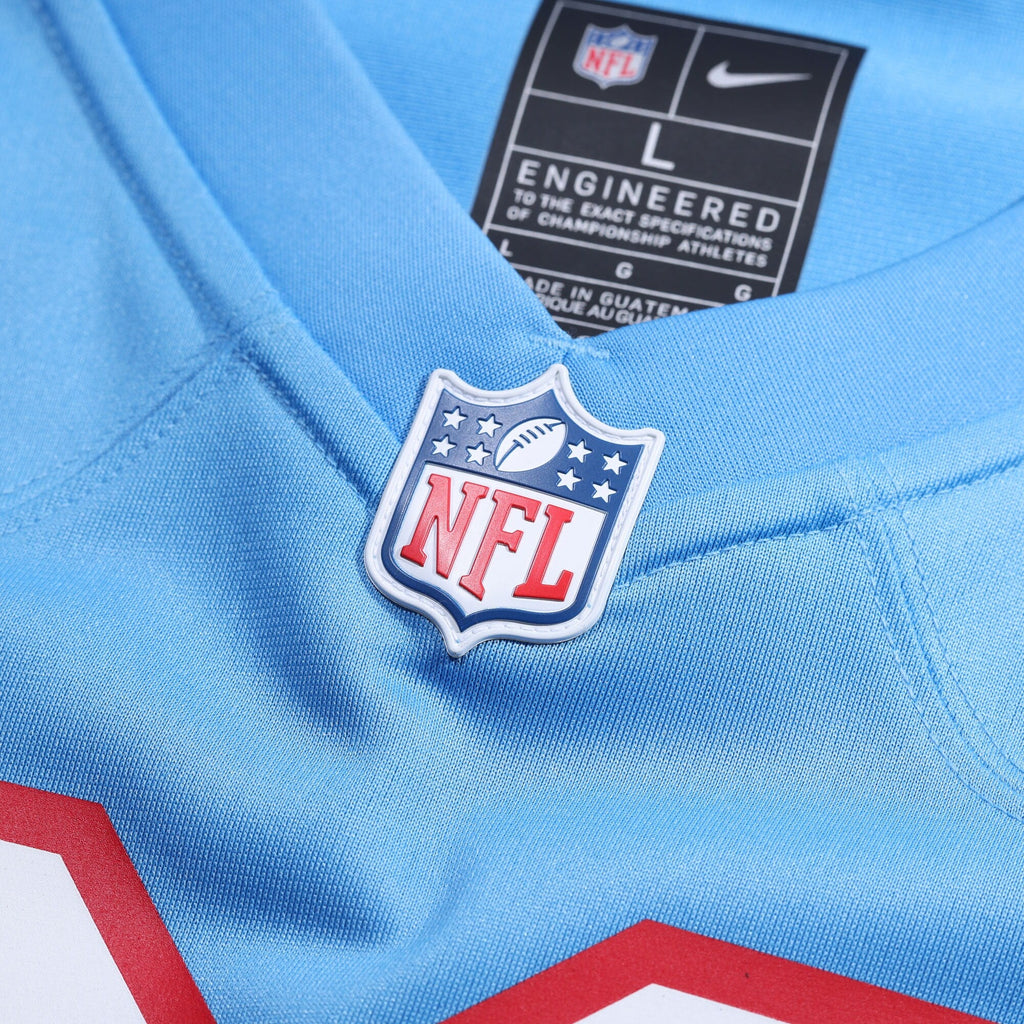 Tennessee Titans Eddie George Light Blue Retired Player Alternate Game Jersey