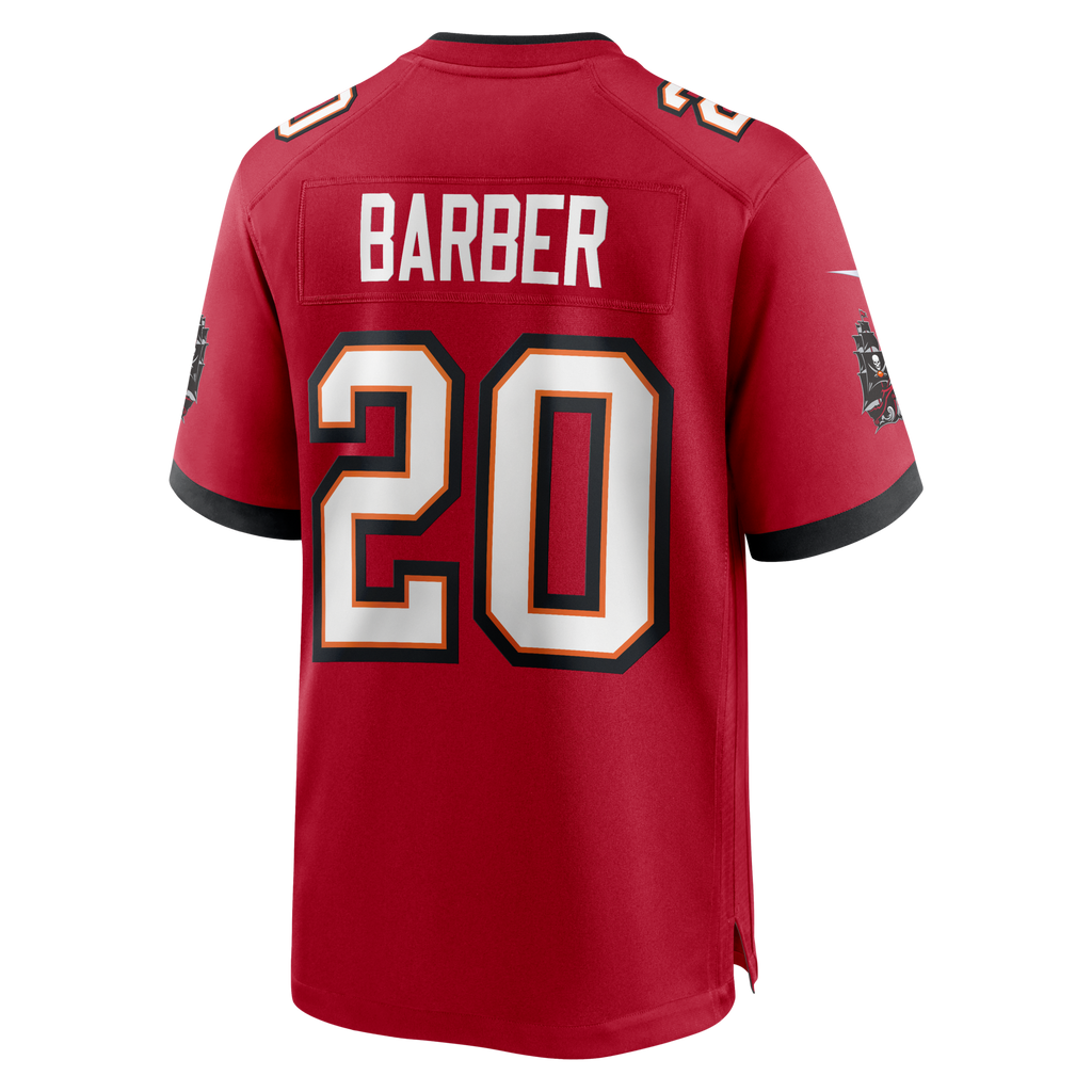 Tampa Bay Buccaneers Ronde Barber Red Game Retired Player Jersey