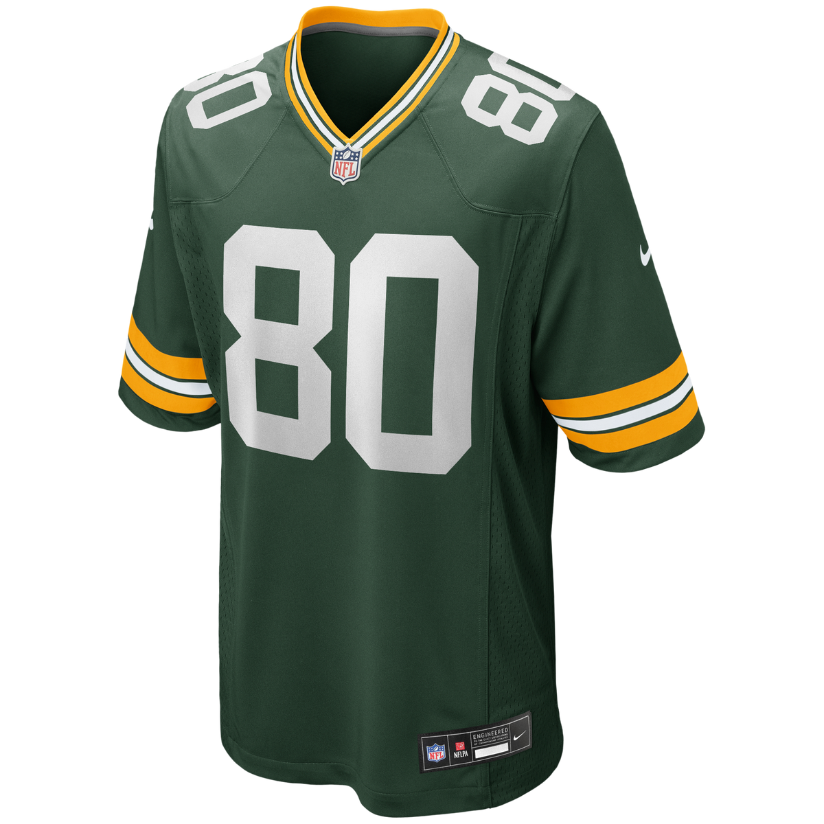 Green Bay Packers Donald Driver Green Game Retired Player Jersey