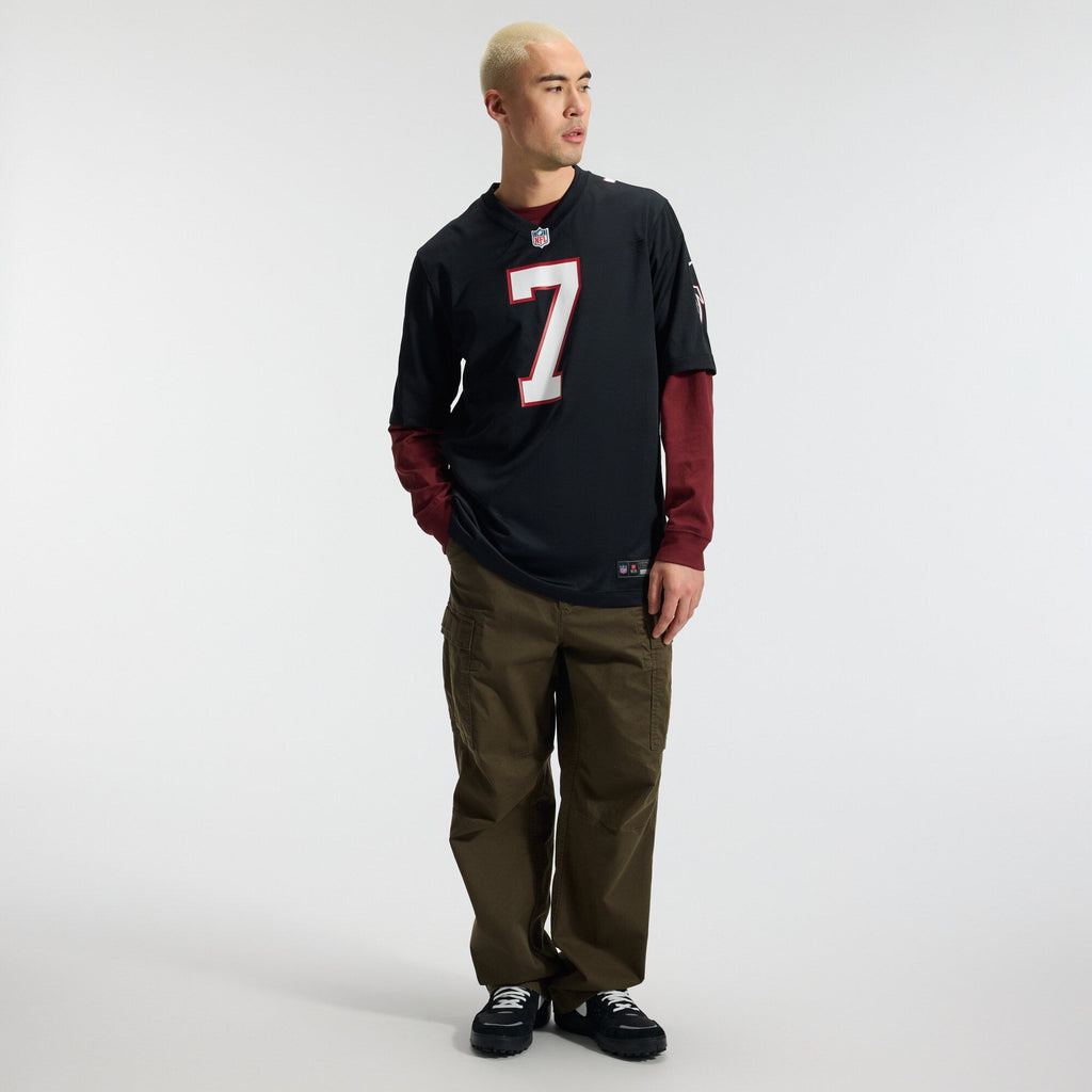 Atlanta Falcons Bijan Robinson Black Throwback Game Jersey