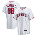 Los Angeles Angels Nolan Schanuel White Home Replica Jersey