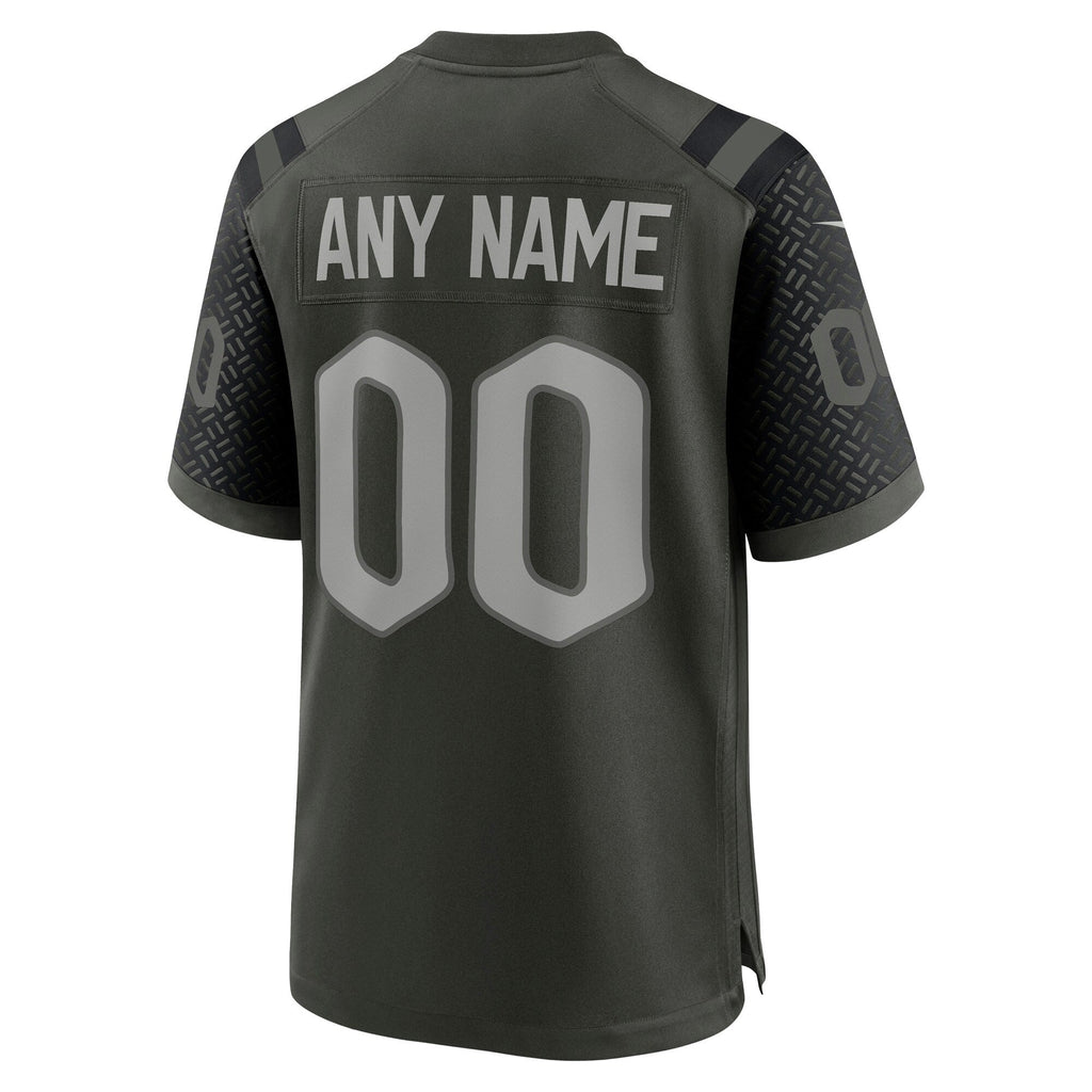 New York Jets Green 2025 Rivalries Collection Custom Game Jersey
