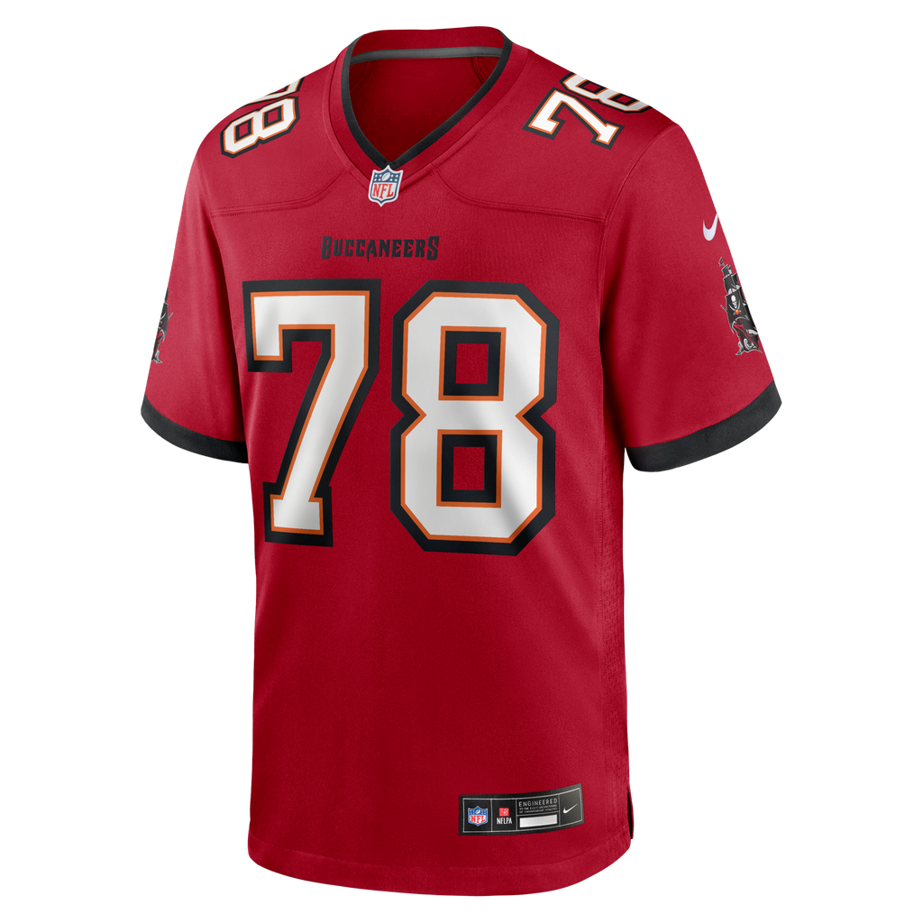 Tampa Bay Buccaneers Tristan Wirfs Red Game Jersey