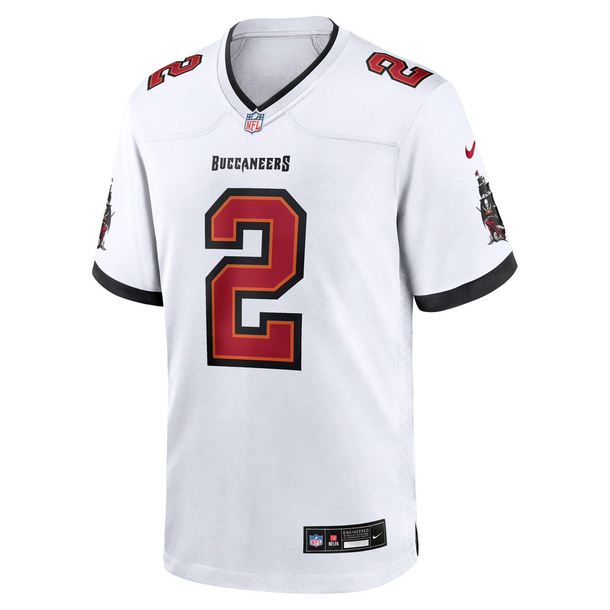 Tampa Bay Buccaneers Emeka Egbuka White Game Jersey