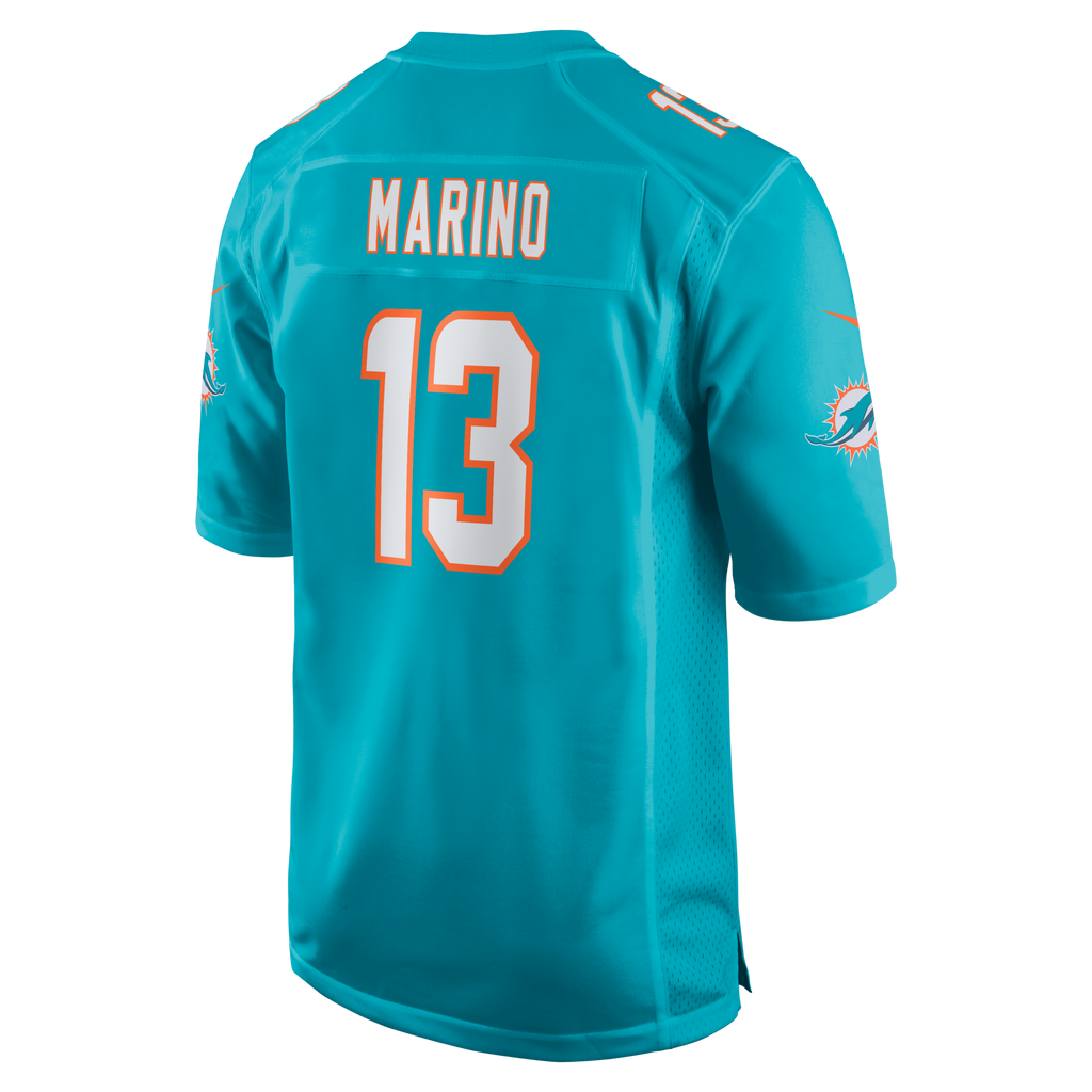 Miami Dolphins Dan Marino Aqua Game Retired Player Jersey