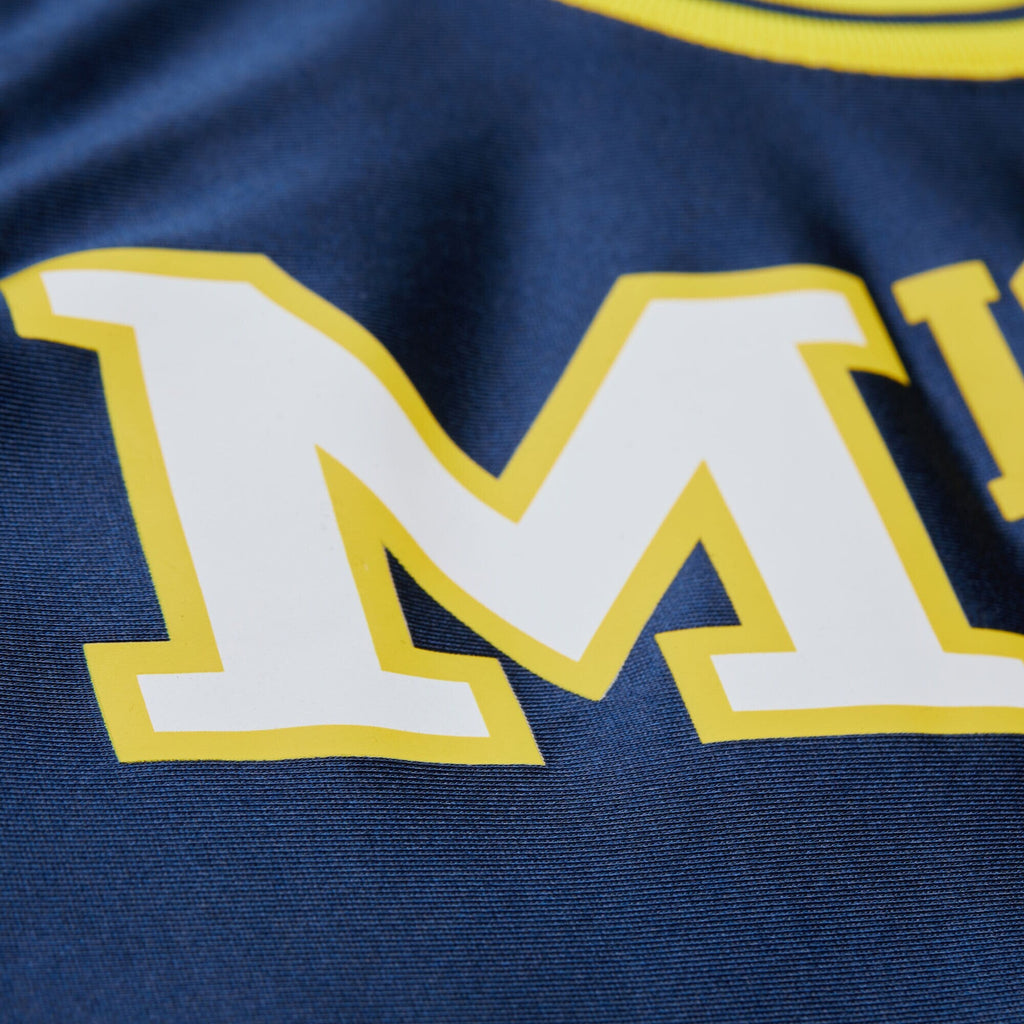 Glen Rice Navy Michigan Wolverines 1988/89 Authentic Jersey