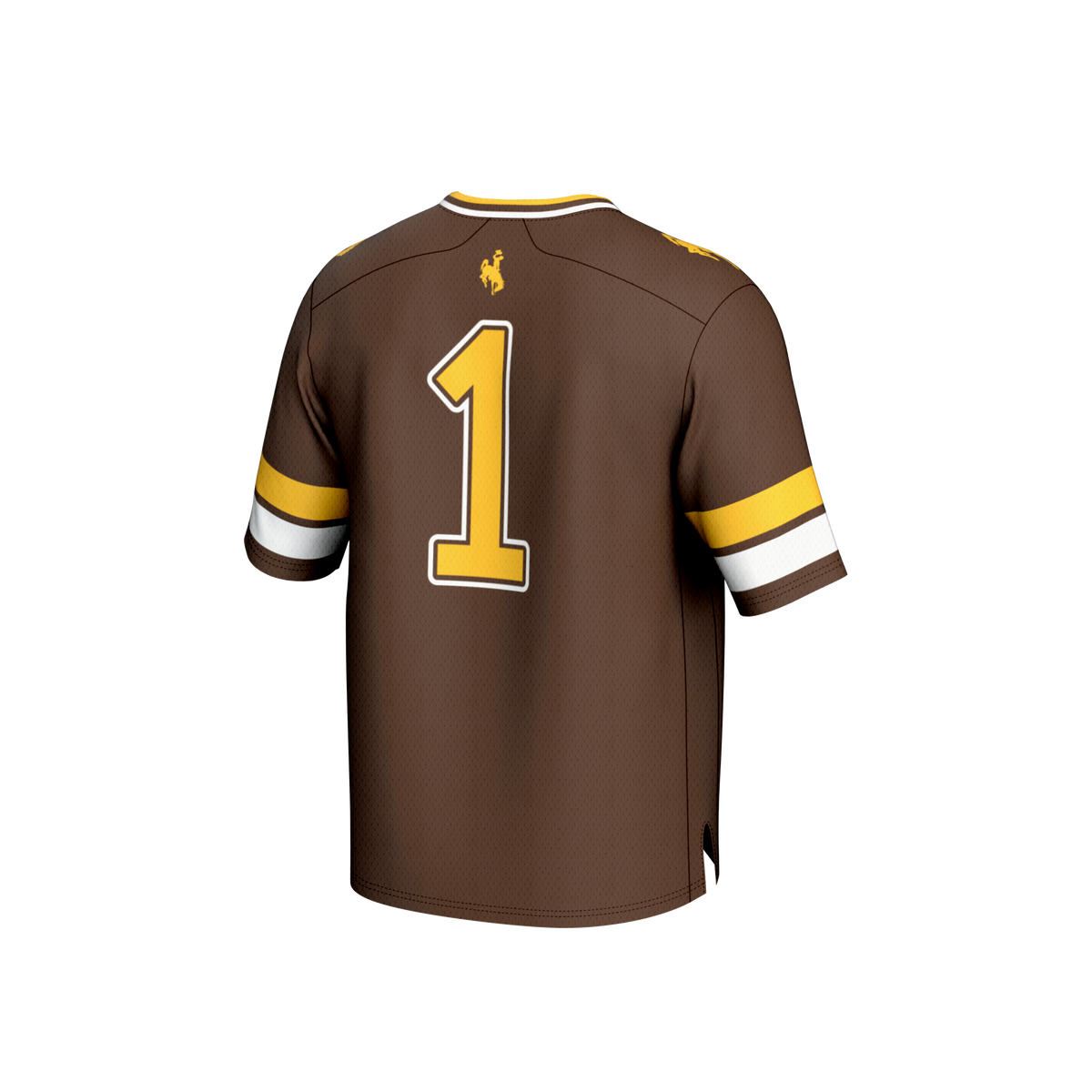 #1 Wyoming Cowboys Collegiate Football Fashion Jersey - Brown