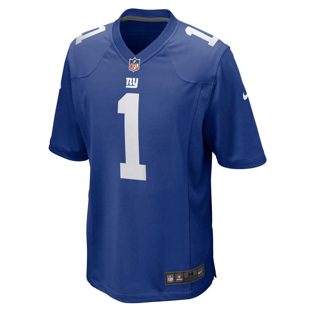 New York Giants Number 1 Dad Royal Game Jersey