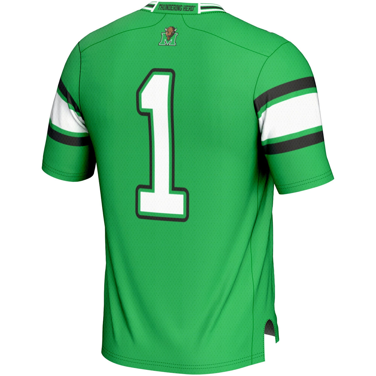 #1 Marshall Thundering Herd Endzone Football Jersey - Kelly Green