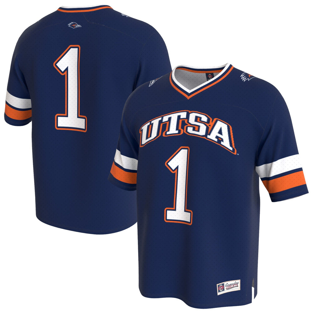 UTSA Roadrunners Lightweight Collegiate Football Fashion Jersey - Navy