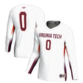 #0 Virginia Tech Hokies Lightweight Volleyball Jersey - White