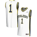#1 Toledo Rockets Lightweight Basketball Jersey - White