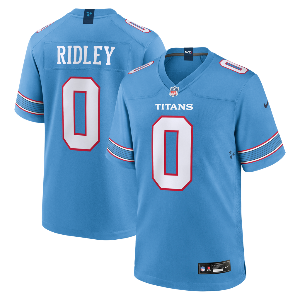 Tennessee Titans Calvin Ridley Light Blue Game Jersey
