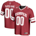 Temple Owls NIL Pick-A-Player Football Fashion Jersey - Cherry